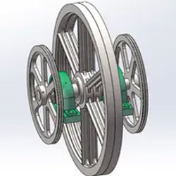 Customized Energy-Saving Flywheel-50kg Generator Flywheel50kg