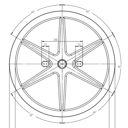 Metal Casting Services Cast Aluminum Impel Pump Impeller