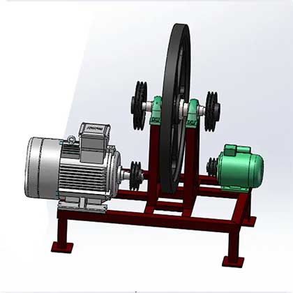 Buy Custom Sizes Machined 100KG Electric Flywheel Energy Storage Systems